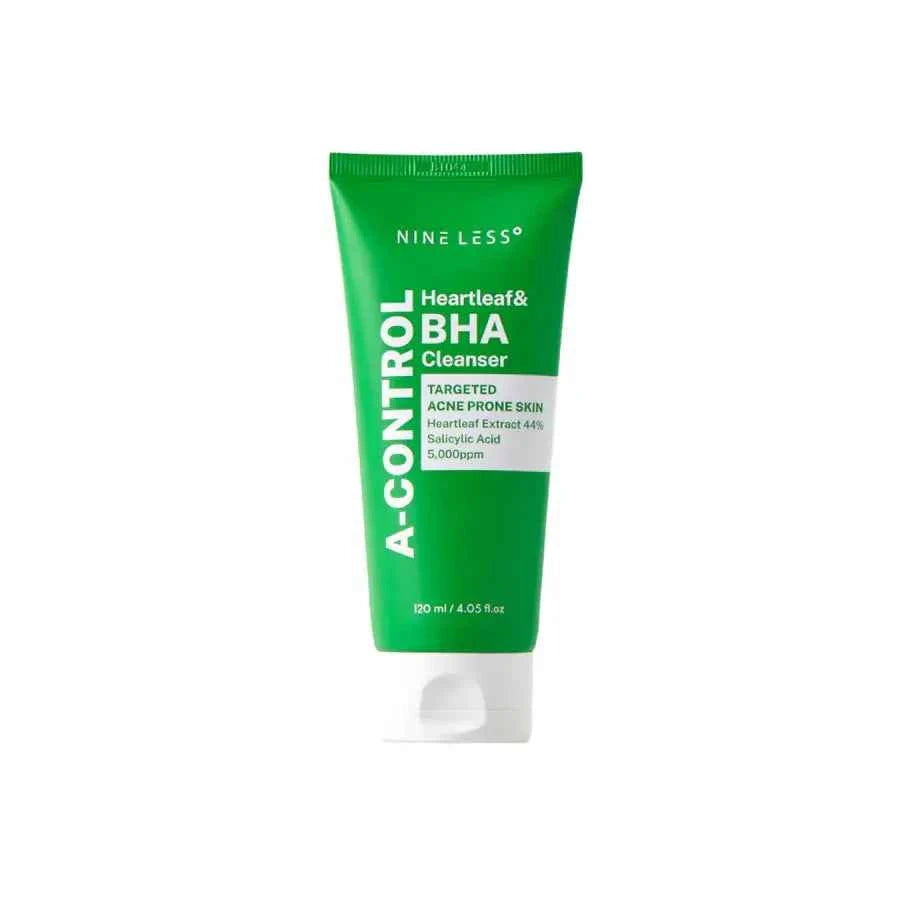 Limpiador Nineless A-Control Heartleaf & BHA 120 ml