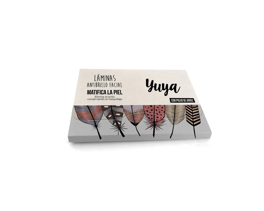 Laminas antibrillo facial Yuya 50 piezas - Iconika Beauty Shop