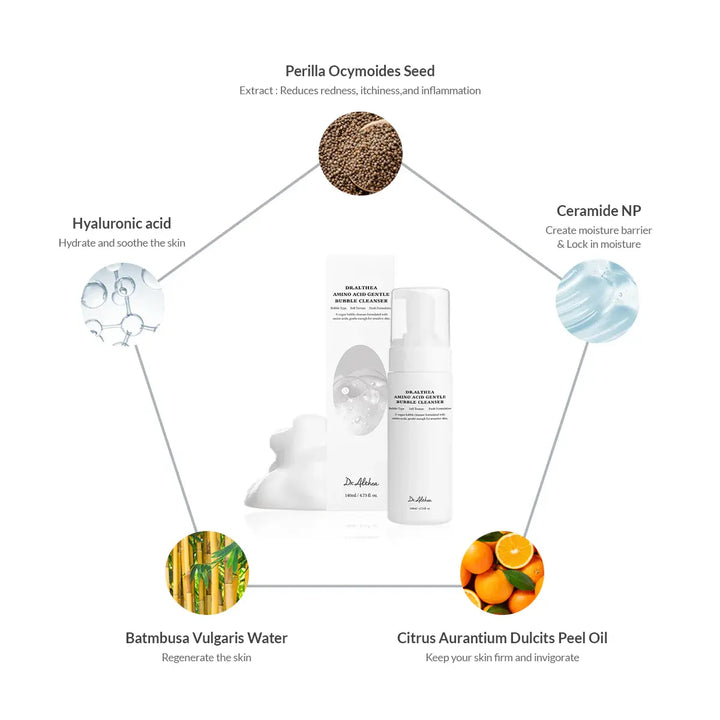 Espuma Limpiadora Dr. Althea Amino Acid Bubble Cleanser 140 ml