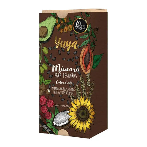 Máscara de pestañas Yuya 10 aceites naturales Café