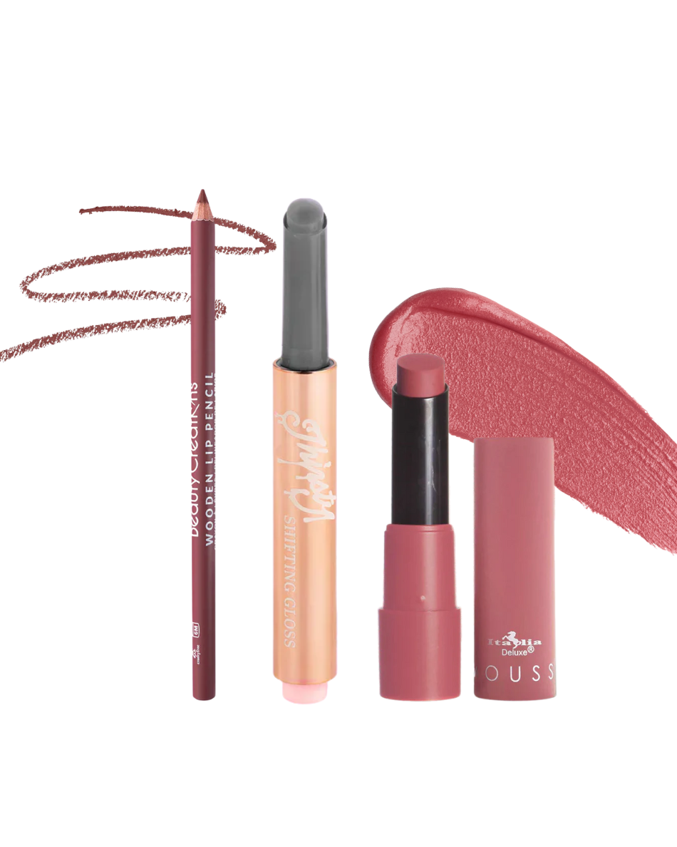 Lip Combo Nice & Toasty, Ballet Slipper & Moonlight