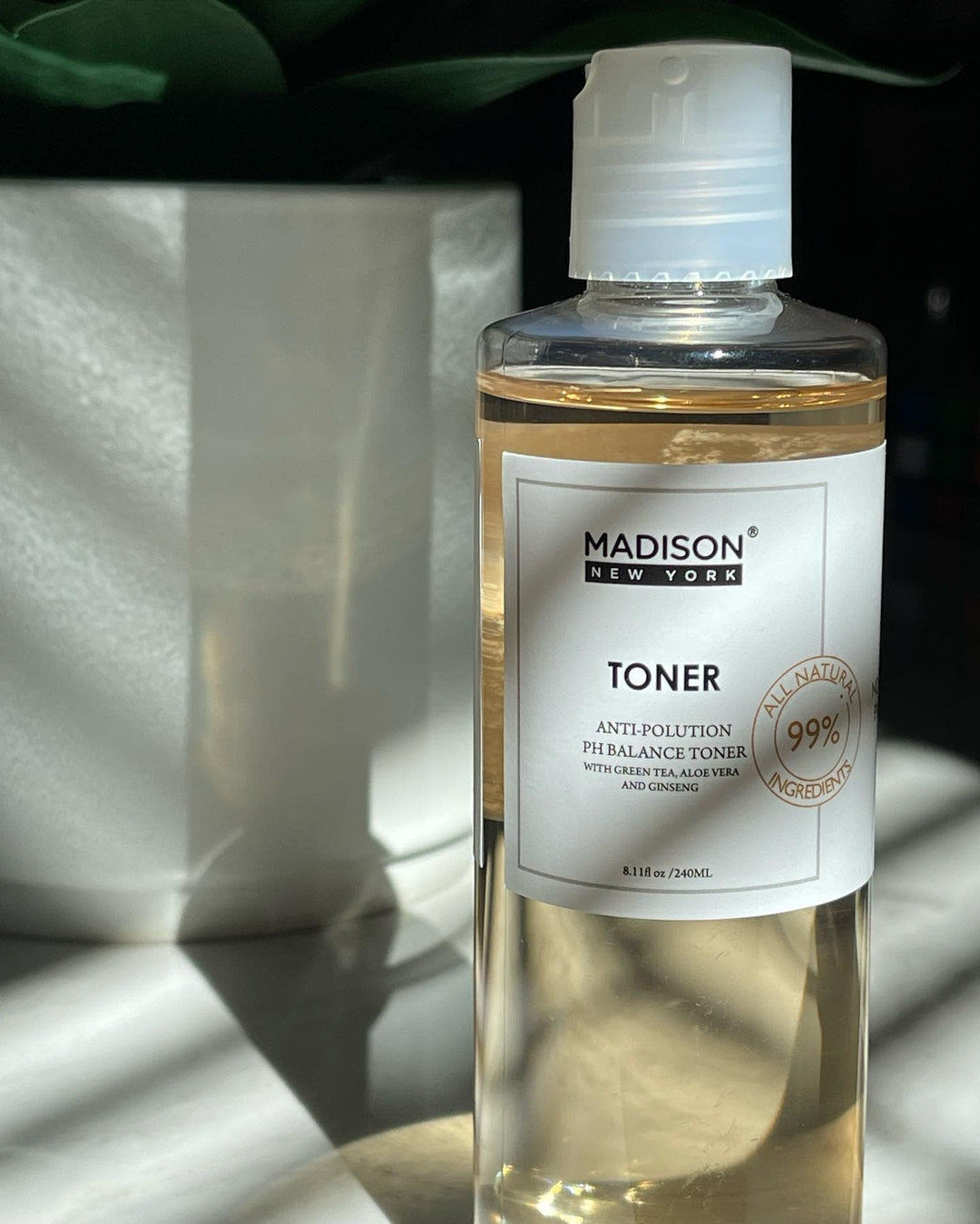 Tonico facial Madison Aloe vera y te verde 120 ml