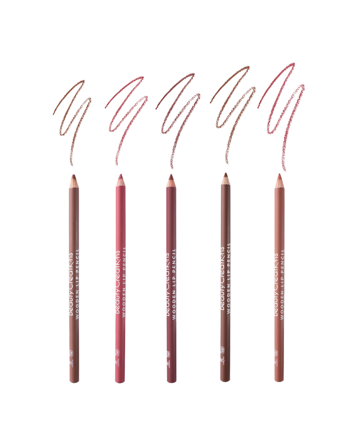 Kit Lápiz Delineador de Labios Beauty Creations 5 piezas
