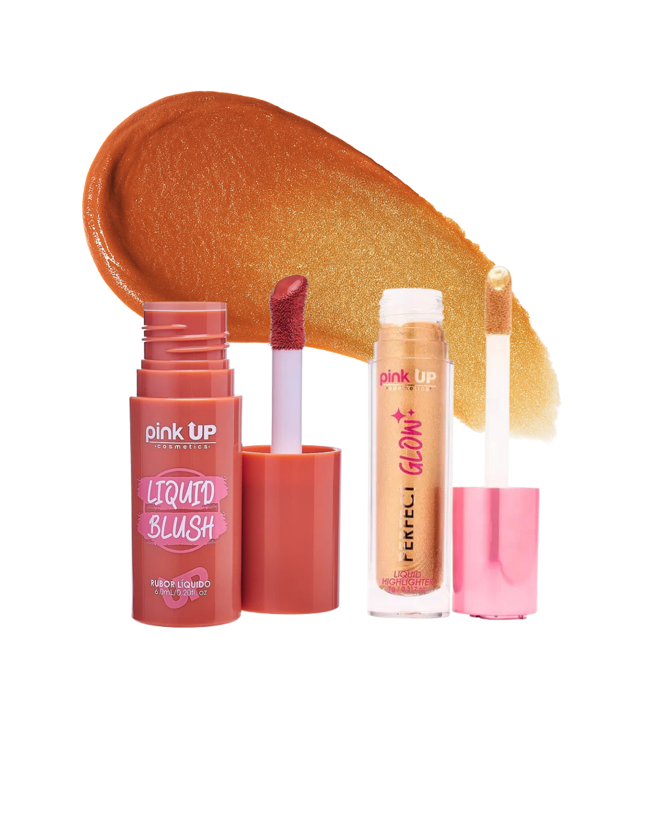 Duo Pink Up Rubor Sunset & Iluminador Solar