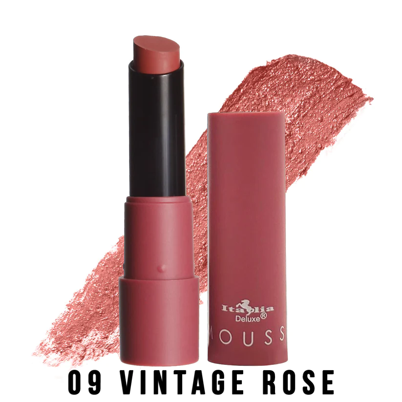 Labial barra Mousse Italia Deluxe 09 Vintage Rose