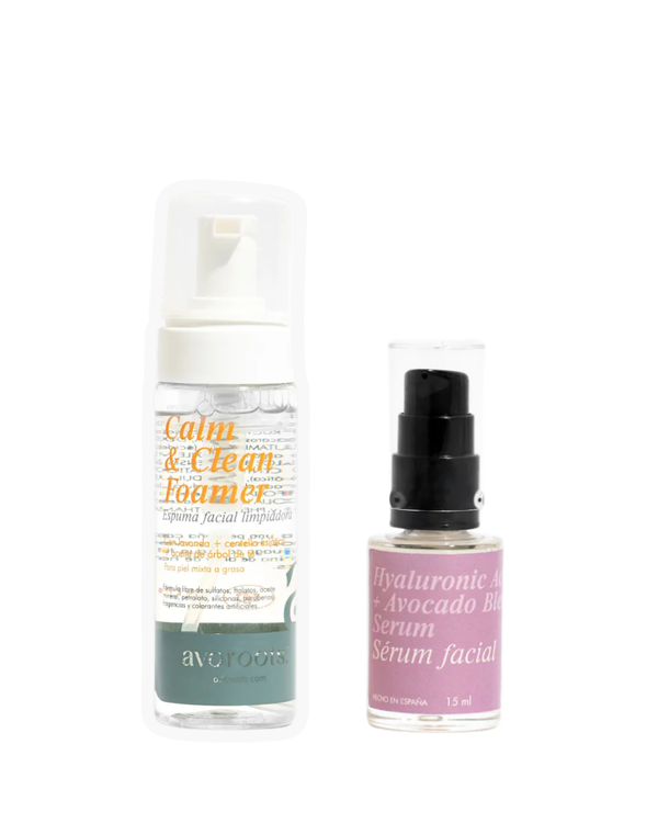 Kit Avoroots Limpiador & Suero Ácido Hialuronico
