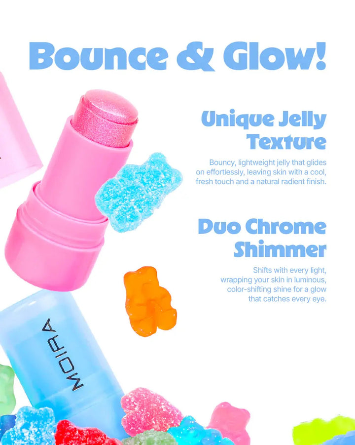 Iluminador Moira Icy Glow Jelly Stick 001 Candy Cloud Moira