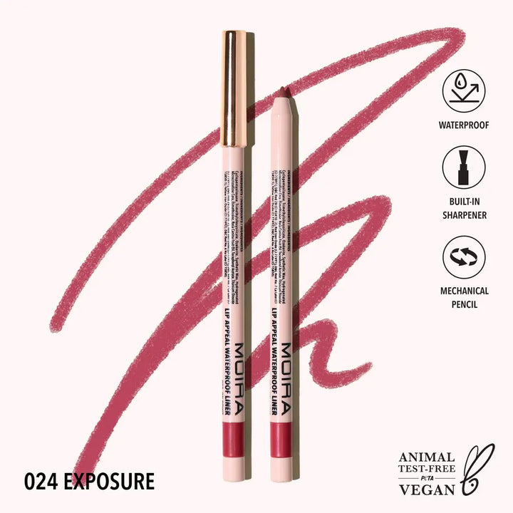 Delineador para labios Retractil Moira Appeal Waterproof 024 Exposure