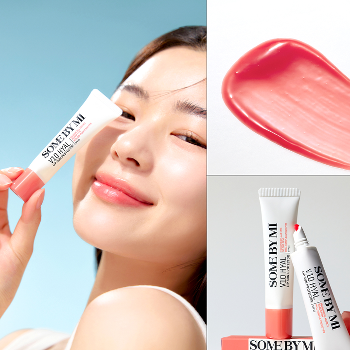 Bálsamo Labial Some By Mi V10 Hyal Lip SPF 15 Rosy