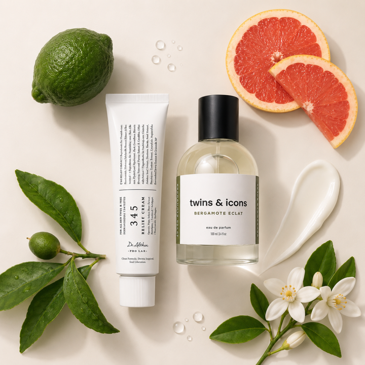 Kit Crema 345 Dr Althea + Perfume Twins &amp; Icons Bergamote Eclat