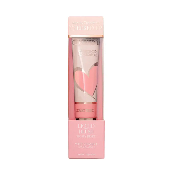 Rubor Cushion Beauty Creations Cheeked Up Rosey reset